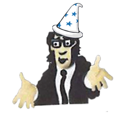 Salesman Ray with Wizard Hat